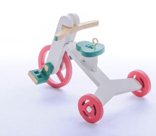 Елочная игрушка - Детский велосипед 1013 Classic Red Wheels - Idh фото 3