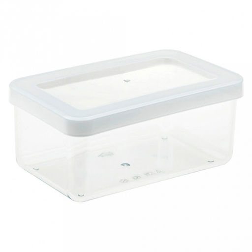 Банка для сыпучих продуктов пластмассовая Степ 0,8л, 16х10х7см, белый (Россия) - Домашняя мода фото 4