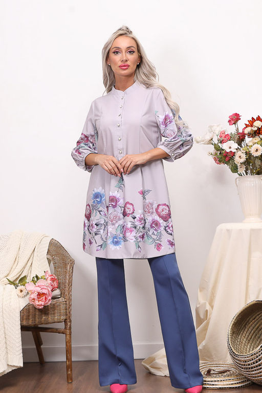 Рубашка М4-4145 - Wisell фото 7