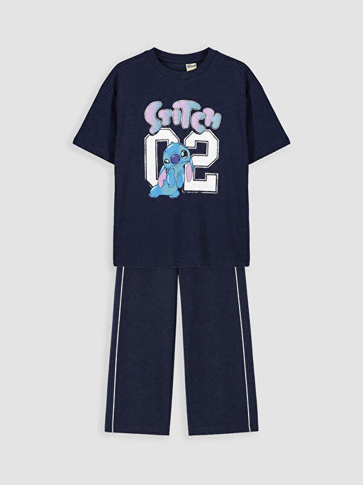 Stitch Bask?l? K?z ?ocuk Tak?m