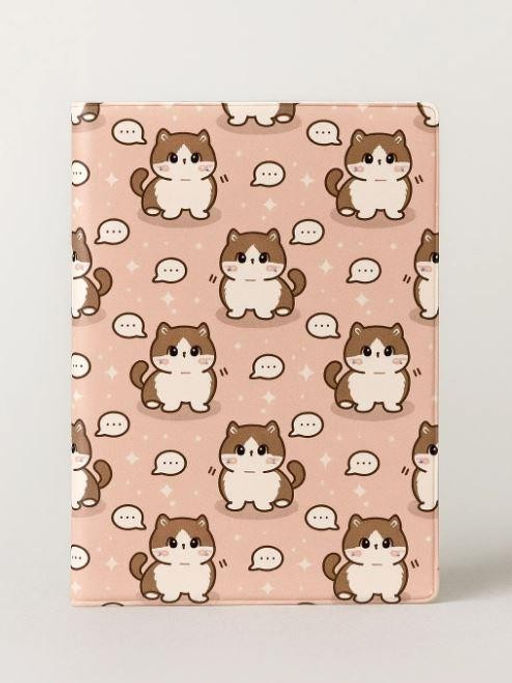 Обложка для паспорта Аниме Many cute cat, плотность 600 мкм