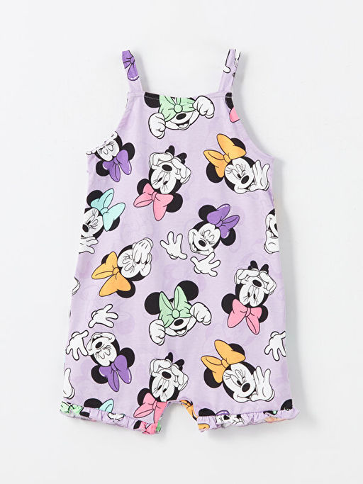 Kare Yaka Ask?l? Minnie Mouse Bask?l? K?z Bebek Tulum - Waikiki фото 2