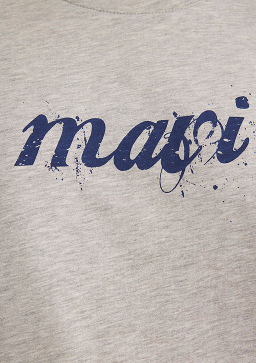 Mavi Logo Bask?l? Gri Tisort  фото 7