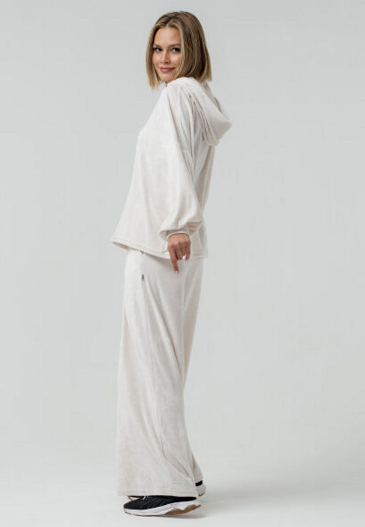 Костюм ПРЕМИУМ  велюр, молочный - Knitka wear фото 8