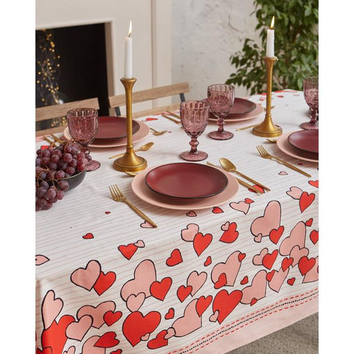 Скатерть «Этель» Cat's love 149×180 см, 100% хлопок, саржа 190 г/м²