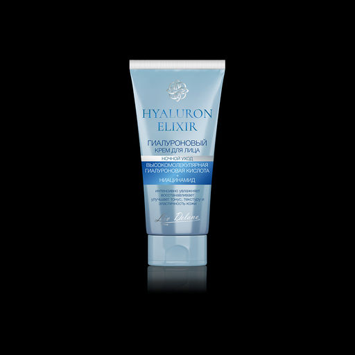 Liv-delano Hyaluron Elixir Гиалуроновый крем для лица ночной уход 50г