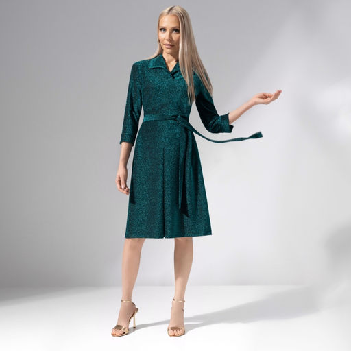 Платье свободного силуэта Модная реализация (new с поясом) - Charutti фото 2