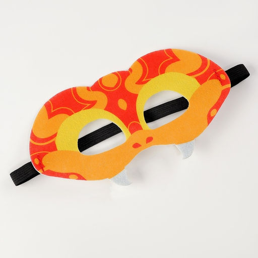 Цена за 2 шт. Маска карнавальная Прикольная змея, красный