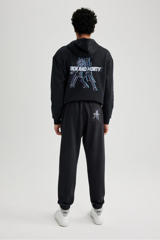 Спортивные брюки с карманами стандартного кроя Рик и Морти - Defacto фото 8