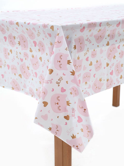 Скатерть одноразовая «Котенок Принцесса», 120×180 см