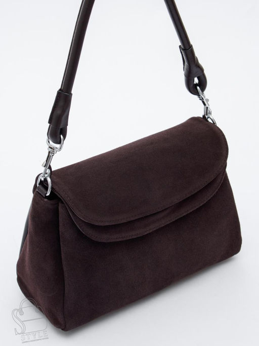 Сумка женская кожаная 0037VG coffee Vitelli Grassi