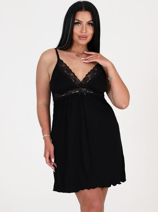 С-509 СОРОЧКА ЖЕНСКАЯ (Черный) - А-дина фото 3