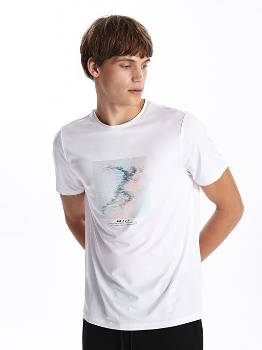 Bisiklet Yaka K?sa Kollu Erkek Spor Ti??rt