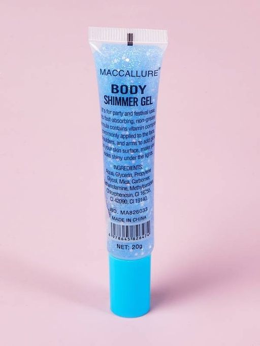 Глиттер-гель для лица и тела Body Shimmer Gel, D - Maccallure фото 3