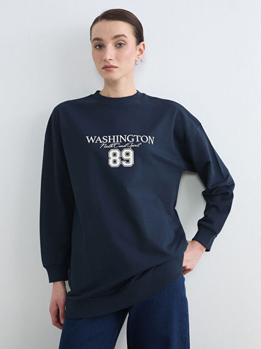 Washington Bask?l? Kad?n Sweatshirt Tunik