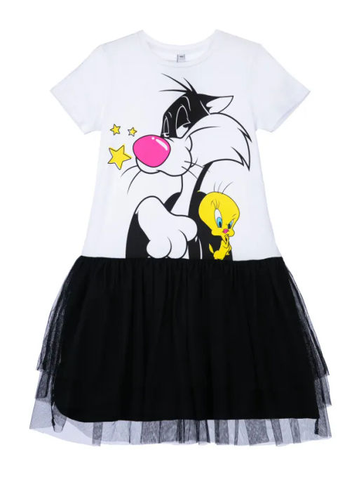 PlayToday / Платье трикотажное для девочек  фото 5