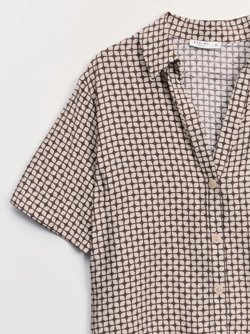 Блуза из вискозы с коротким рукавом ZR2605012011-236 / Zarina