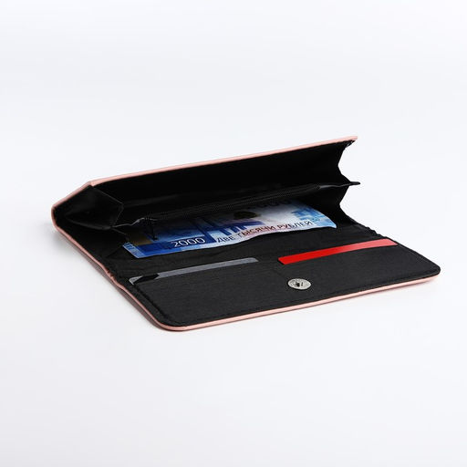 Кошелёк на магните, цвет розовый - Simaland фото 4