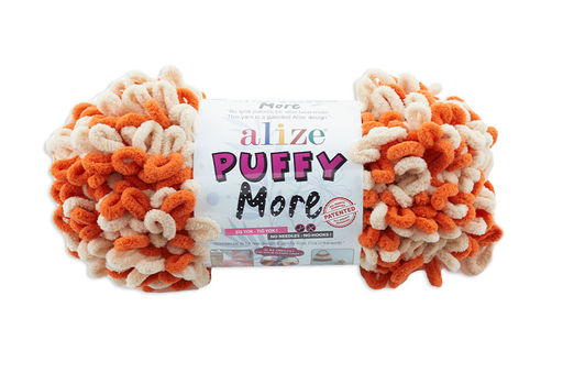 Пуффи Морэ (Puffi More) пряжа Alize 100%микрополиэстер 2х150г/11.5м