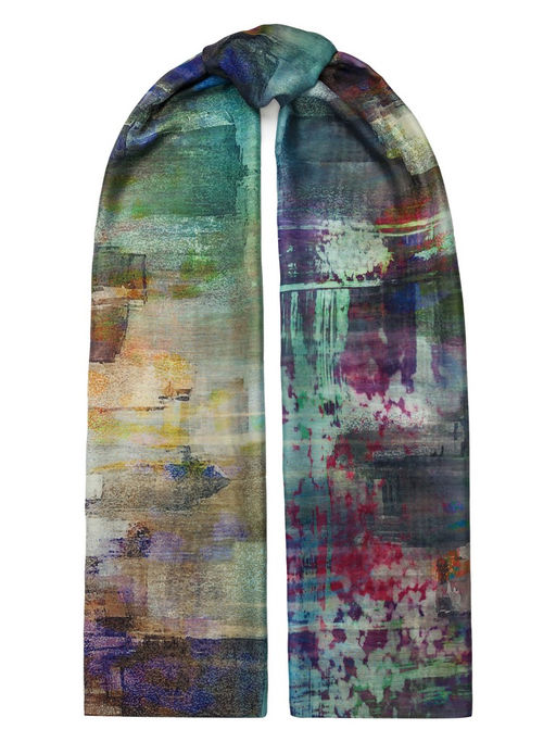 Палантин жен. шелк+хл 70х180 DR22-8223-14