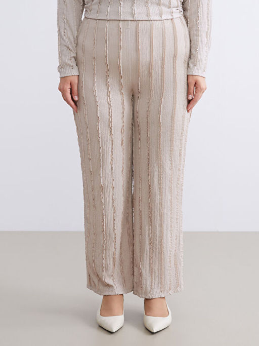 Beli Lastikli Dokulu Kad?n Pantolon