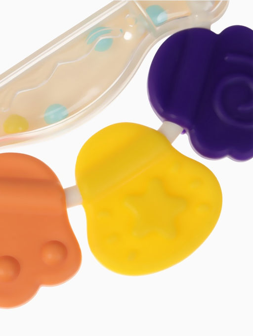 Прорезыватель погремушка для зубов «Браслетик», цвет бежевый