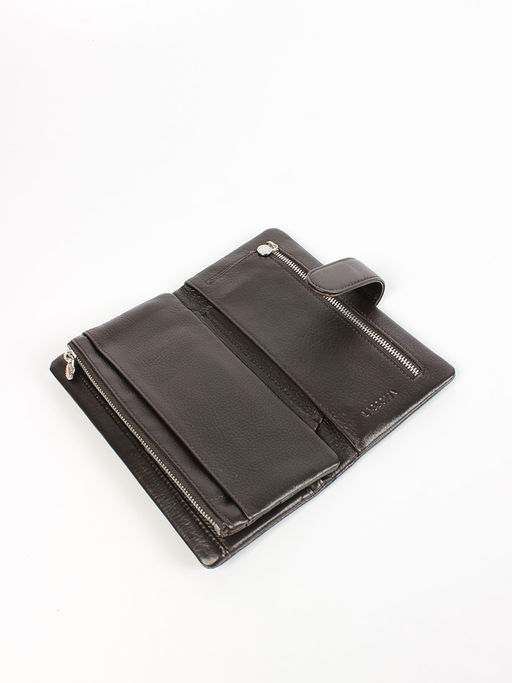 LACCOMA кошелек LA-1090-темно-коричневый натуральная кожа  фото 5