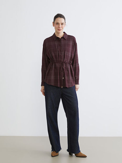 Ekose Kad?n G?mlek Tunik