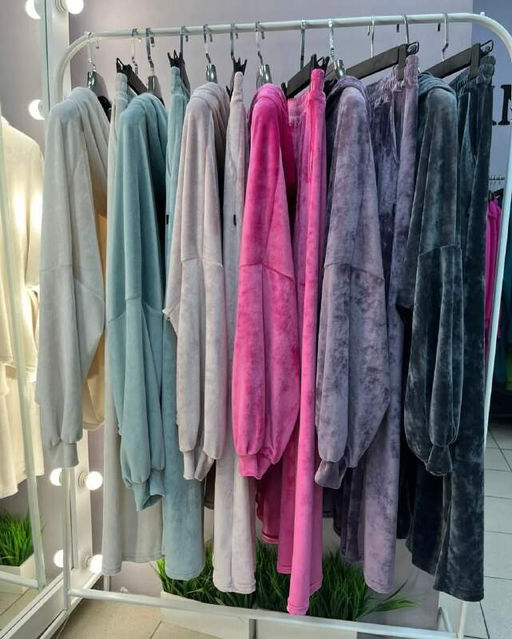 Костюм ПРЕМИУМ  велюр, молочный - Knitka wear фото 3