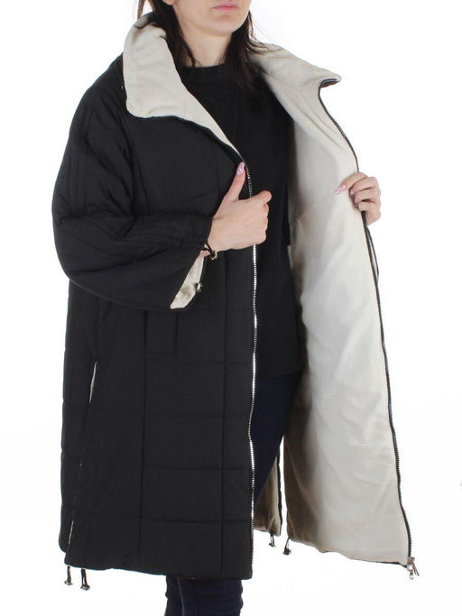 8862 BLACK Куртка демисезонная женская