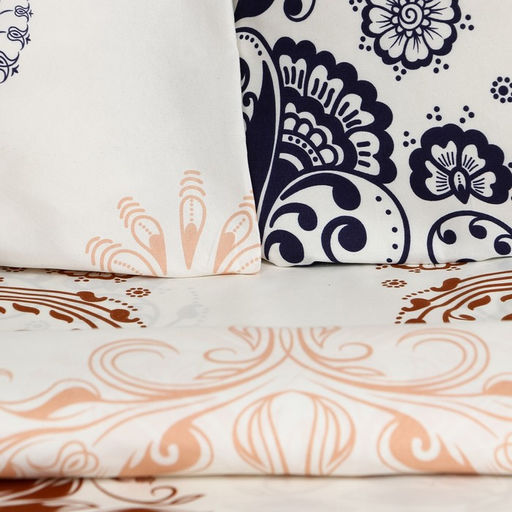 Постельное бельё Экономь и Я евро Палермо 200х215см,200х215см,70х70см-2 шт, полисатин, 80 г/м  фото 2