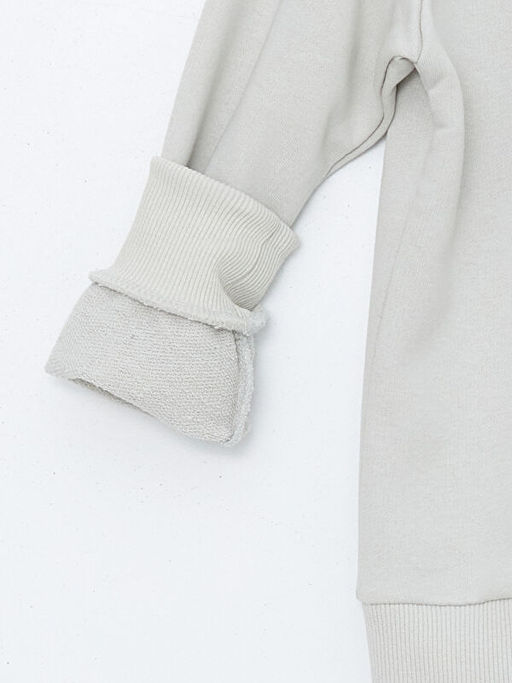 Bisiklet Yaka Uzun Kollu Erkek ?ocuk Sweatshirt