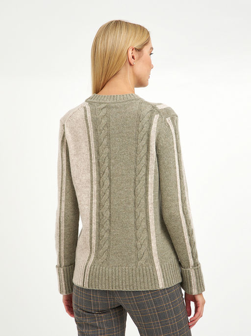 джемпер женский с косами - Glenfield фото 7