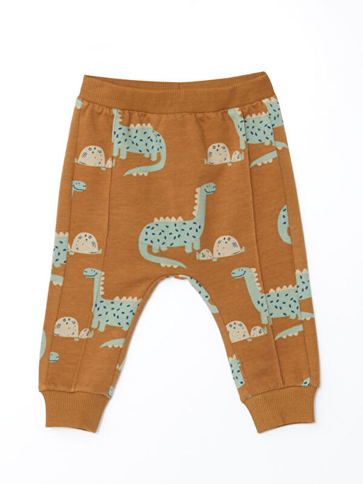 Bisiklet Yaka Uzun Kollu Bask?l? Erkek Bebek 2li Tak?m - Waikiki фото 3