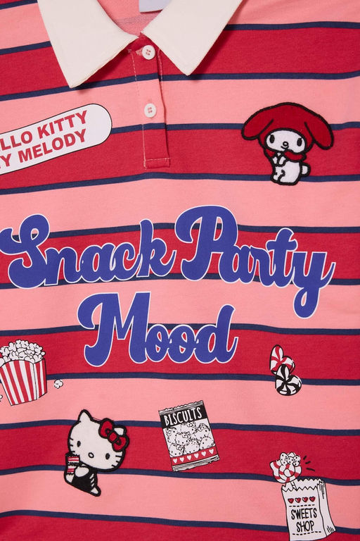 %100 Pamuk Hello Kitty Sweatshirt K_z _ocuk - Defacto фото 7