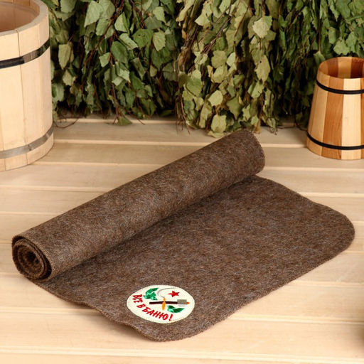 Коврик лежак для бани Все в баню, 150х50 см - Добропаровъ фото 6