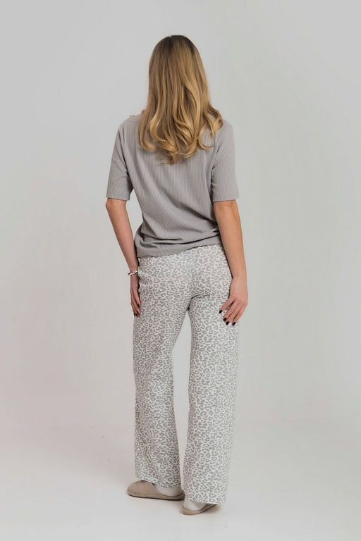 Костюм футболка и брюки М326004сб Серый/Белый - Елена фото 4