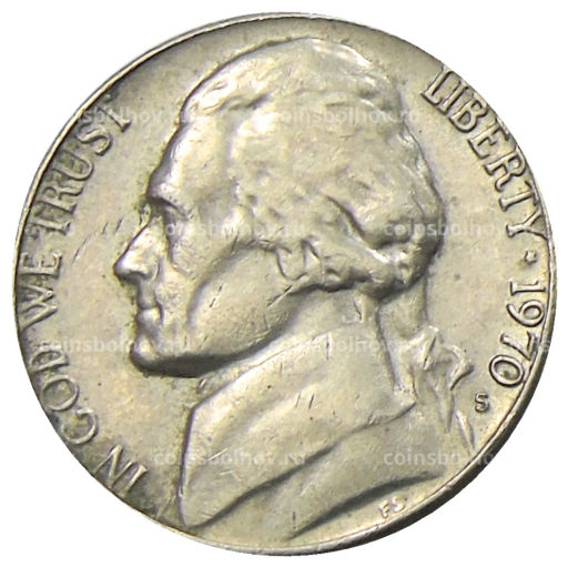 5 центов 1970 года S США