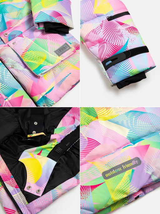 ACOOLA / Куртка детская для девочек Goele набивка  фото 7