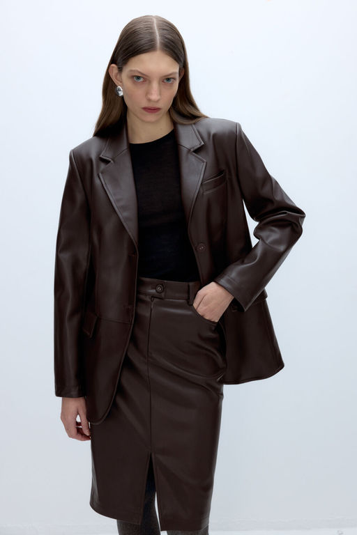 Жакет Pirs 5675 горький шоколад  фото 4