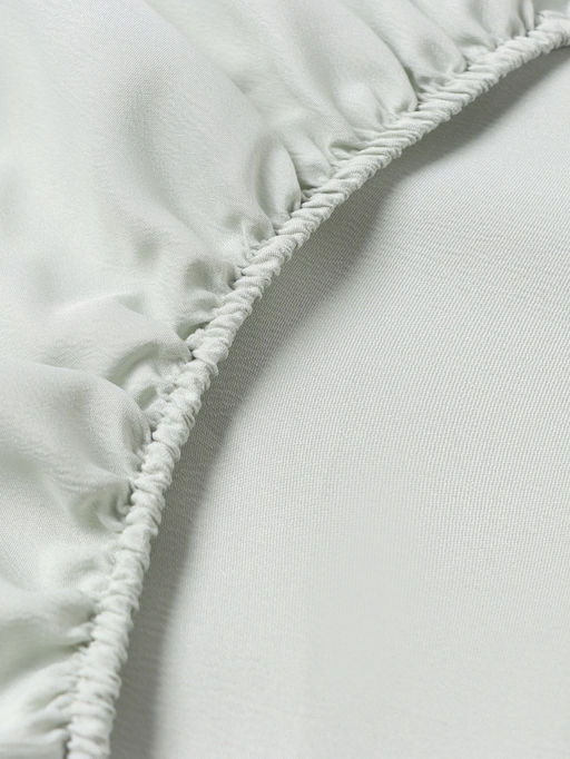 Простыня на резинке LoveLife 160*200*25 см, цв.зеленый, жатка, 100% п/э, 100гр/м2  фото 9