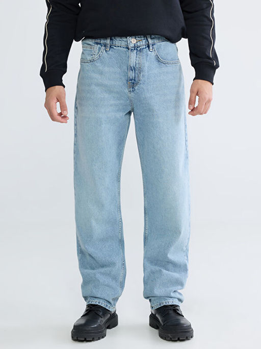745 Baggy Fit Erkek Jean Pantolon