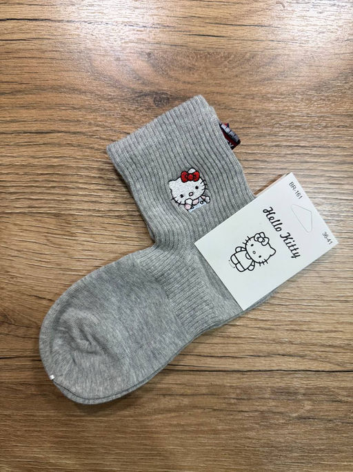 BK1032 Носки, 1 пара СВ_СЕРЫЙ