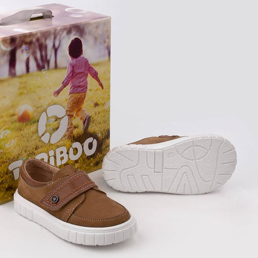 УЦЕНКА! Полуботинки детские 34001 кожа, НАРЦИСС олива,р25 - Tapiboo фото 2