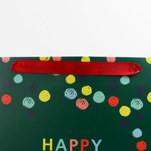 Пакет подарочный ламинированный, упаковка, «С днём рождения», XL 49 х 40 х 19 см