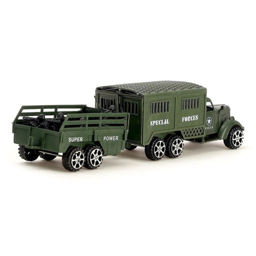 Машина инерционная Армия, с прицепом, МИКС - Simaland фото 3