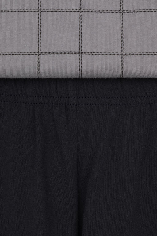 К 1644/серый,двойная клетка пижама дет - Crockid фото 3