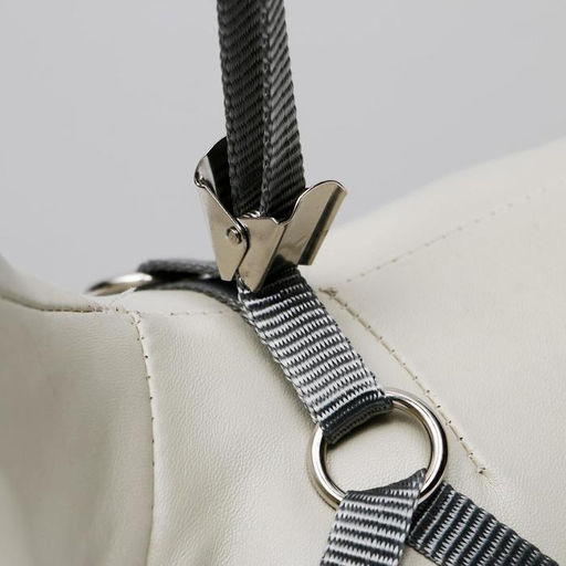 Комплект амуниции с мягкой шлейкой, L, поводок 120 х 1,5 см, ОШ 30-50 см, ОГ 36-56 см, красный 473 - Пижон фото 8