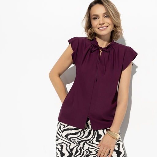 Блуза Свежая подборка (violet) - Charutti фото 6