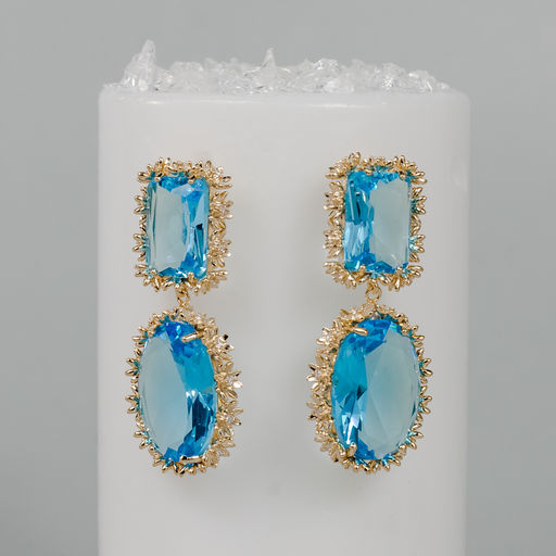 Серьги Арт. 3V-3462-Y - MyGemma фото 3